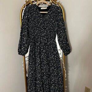 Floral Navy Dress